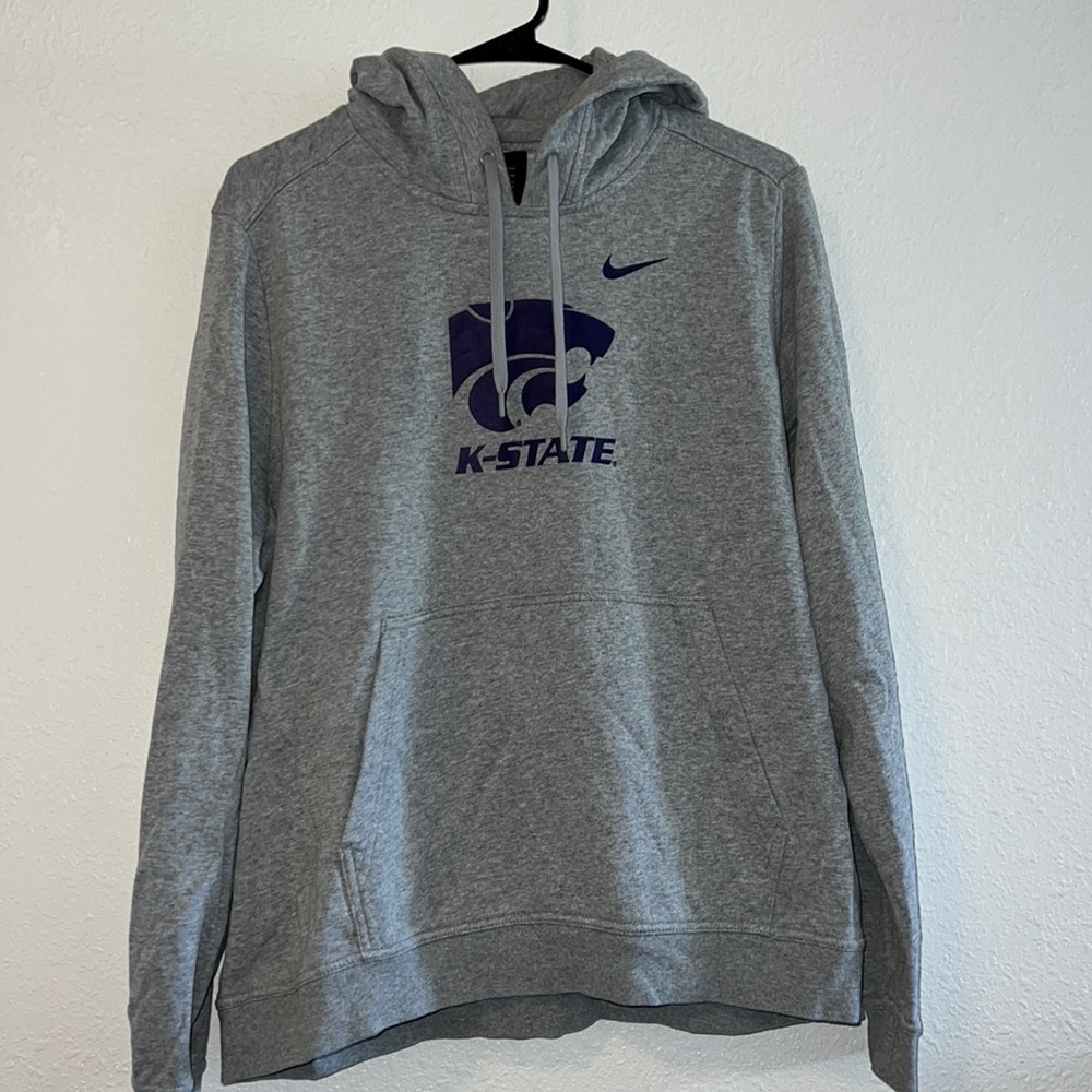 Kansas State University K-state Kstate Nike Grey Hoodie Sweater XL